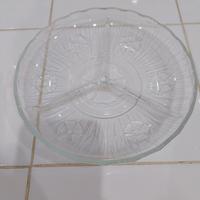 Piatto da antipasti in vetro vintage 