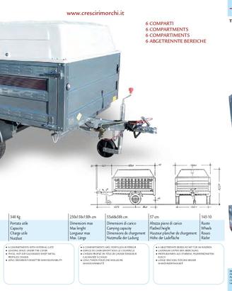 Carrello TC6 Cresci rimorchi