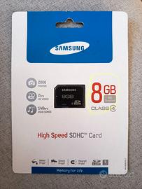 Scheda memoria Samsung 8 GB