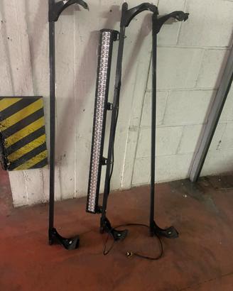 Barre porta tutto jeep chetokee xj + barra led