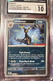Pokemon Umbreon esclusiva GAMESTOP CGC 10
