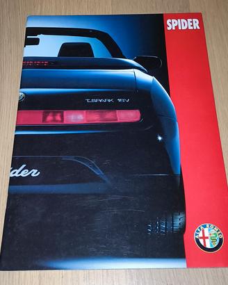 Alfa Romeo spider 3.0 V6 depliant brochure 