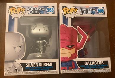 Funko pop Fantastici 4 Silver Surfer e  Gala