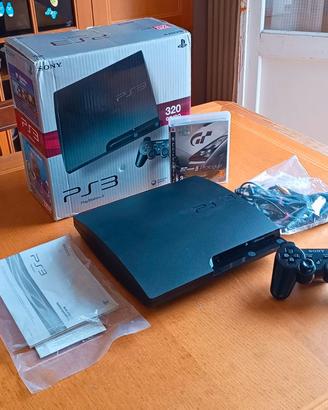 Console Sony PS3 Slim 320GB Boxata con Scatola