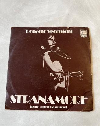 Roberto Vecchioni, Stranamore Vinile Lp 45rpm