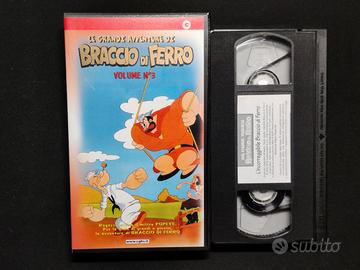 VHS Le grandi avventure di Braccio di Ferro n.3