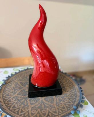 Corno Fornace Falcone maiolica artigiale luxury