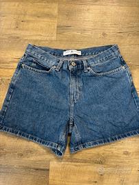 Pantaloncini jeans Tommy Hilfiger donna denim shor