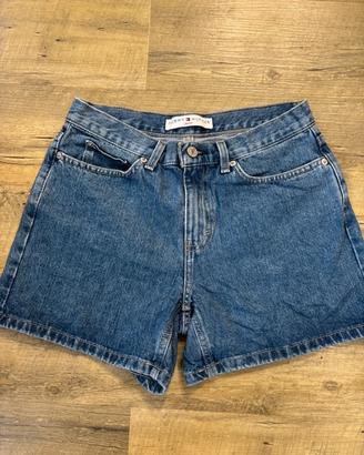 Pantaloncini jeans Tommy Hilfiger donna denim shor