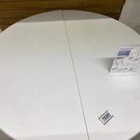 Tavolo rotondo pieghevole come nuovo – 8 posti