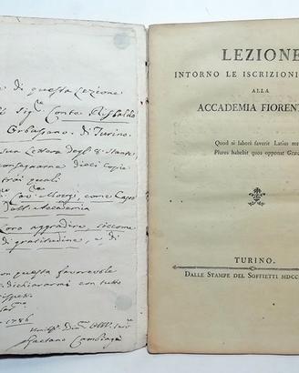 LEZIONE INTORNO LE ISCRIZIONI VOLGARI... 1786