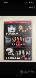 SCREAM triple feature 3- dvd set in english