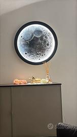 Luna grande da muro 3d