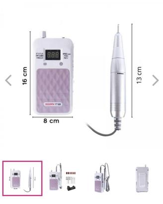 fresa per unghie portatile 