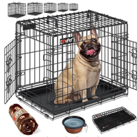 Kennel LOVPET® Gabbia XL pieghevole 107x70x77 cm