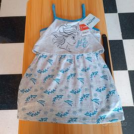 Vestito Frozen Elsa taglia 5 anni (110 cm) - nuovo