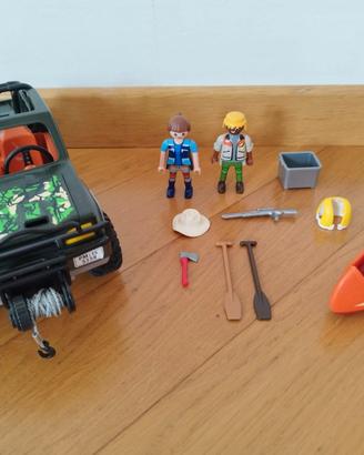 Jeep e canoa Playmobil