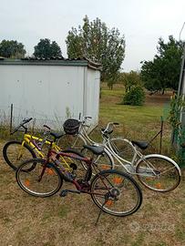 4 bici 2 da donna e 2 montain bike