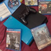 PS4 con  5giochi 