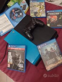 PS4 con  5giochi 