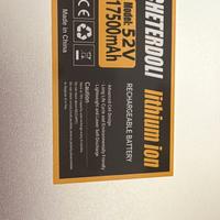 batteria bici elettrica 52V  17500mAh