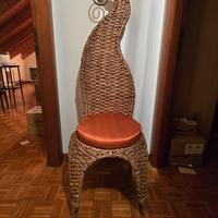 Sedia di design in banano 