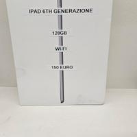 iPad 6TH gen 128GB wifi grey promo