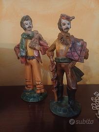 statuette di zampognari 