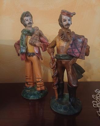 statuette di zampognari 