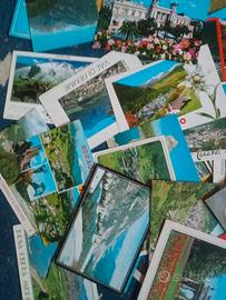 Lotto 60 cartoline viaggiate anni 80/2000