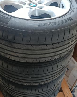 Gomme estive 235 55 R17  + Cerchi in lega BMW X3