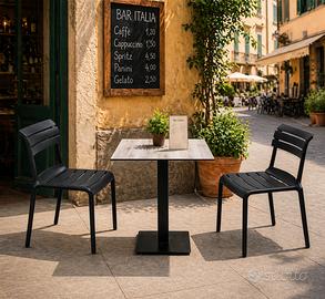 Set S8210 2 sedie 1 tavolo 70x70