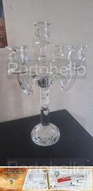 Codice: 271205 CANDELABRO 4 BRACCI IN CRISTALLO