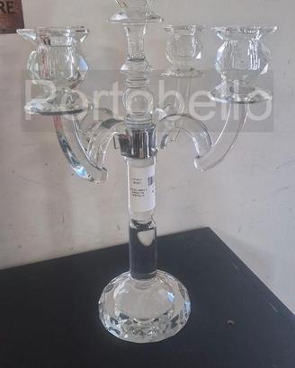Codice: 271205 CANDELABRO 4 BRACCI IN CRISTALLO
