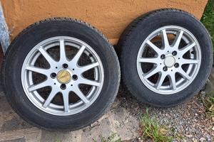 ruote complete attacco fiat R14 