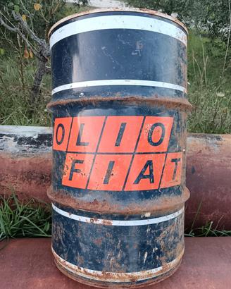 bidone olio Fiat vintage