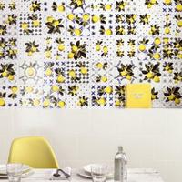 Piastrella 20x20 Giardino Bianco mix Luc