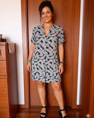 Abito camicia, vestito estivo donna 