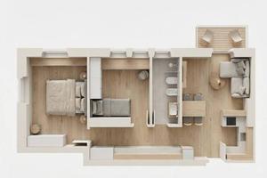 Luminoso trilocale in viale Trieste