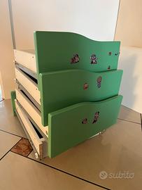 Cassetti x libreria Ikea Kallax