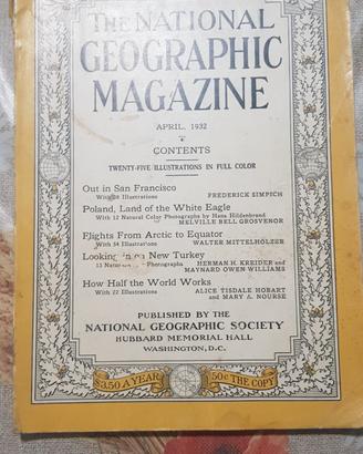 National Geographic Magazine aprile 1932