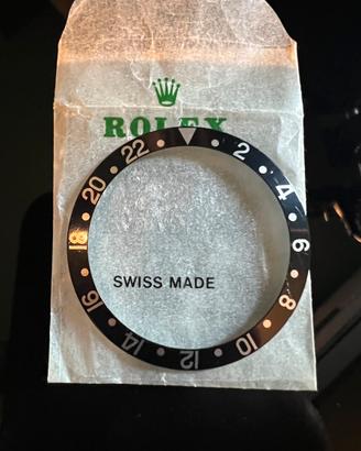 Rolex gmt 16700 16710 inserto nero originale