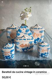 barattoli vintage 