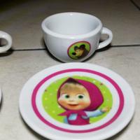 Servizio da tè in porcellana Masha e Orso