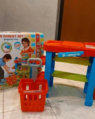 Gioco supermercato Super Market Set bimbi
