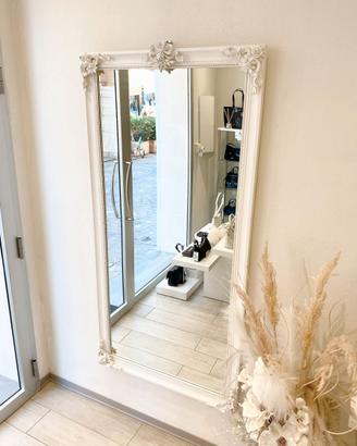 SPECCHIO MAISONS DU MONDE DA PARETE, BIANCO,GRANDE