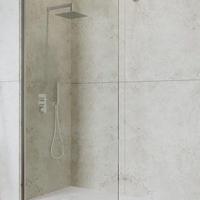 Box doccia Walk in 120 cm vetro anticalcare traspa