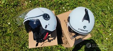2 Caschi CABERG RIVIERA V4 WHITE (anche singoli)