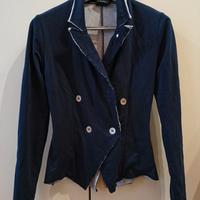 Giacca donna nera, cotone foderato, tg Small