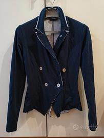 Giacca donna nera, cotone foderato, tg Small